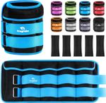 Adjustable Ankle Weights 1-3/4/5/6/8/10/12/15/20 LBS Pair