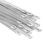 5.9 Inch Spiral Steel Boning, 20 Pcs 10mm Steel Corset Boning Stay, Silver