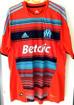 Adidas 11-12 Olympique Marseille Third Shirt Size M orange blue great condition