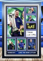 (446)  luke littler darts legend signed unframed/framed photograph (reprint) @@.