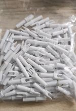 100ct WHITE  GOLD TIP GTO NOCKS