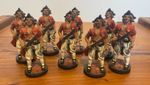 8 X WELL MODELLED PAINTED PIRATE SHIPS CREW FIGURE FIGURES 9.5CM TALL