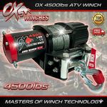 OX ELECTRIC WINCH 4500lb WIRE ROPE 12v - ATV / BOAT / TRAILER WINCH - *THE BEST*