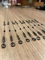 Predator X Titanium Pike Trace 5 Pack 24” x 4” Ring Space 42lb Nitinol Deadbait