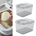 7.5/15kg Large Pet DryFood Container Animal Cat Dog Grain Storage Bin Box Basket