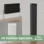 2 3 4 Column Traditional Cast Iron Style Horizontal Vertical Radiator Towel Rail