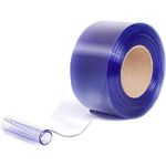 VIZ PRO Clear PVC Curtain Strip Door Roll 164 Ft X 8 In X 0 08 In