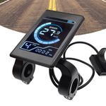 E-bike 24V/36V/48V X1 Colour LCD Display Power Speed Meter Control Panel WP AUK