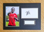 Crewe Alexandra Jay Mingi authentic hand signed autograph card with photo cafc