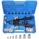 150Pcs Stainless Steel Rivet Nut Kit Metric Rivnuts Nutsert or Rivnut Tool Kit
