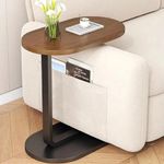C-Shaped Compact Sofa Side End Table Coffee Laptop Table Living Room Bedroom UK
