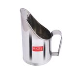 Stainless Steel Scoop Spoon with Handle Grocery Flour Grains Spices 600 ml