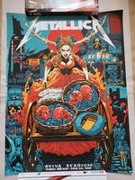 Metallica Poster 21st June 2026 Night 2 Dublin Aviva Stadium Numbered