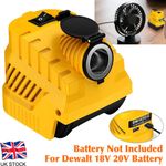 12V Step Down Converter for Dewalt DCB 18V 20V Battery Power Adapter w/ Type-C