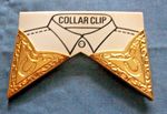 2A# western collar tip with screw backs gold tone 