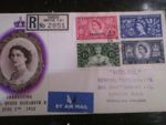1953 H.M. Queen Elizabeth ll Coronation Tangier overprint very good condition