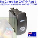 fits Caterpillar Rocker Switch Front Flood lights 303-5149 3035149 Backhoe 416E