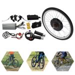 1000W 48V 28" Electric Wheel Kit Rear Motor 20A Ebike Bicycle Gearless Motor