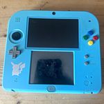 Nintendo 2DS Blue Dual Screen Handheld Console 4GB Region Free 2016 FTR-001