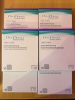 6 Boxes of DUO DERM PLASTERS ULTRA THIN INDIVIDUAL STERILE 10X10CM DRESSINGS 