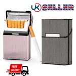 Cigarette Case Storage Container Aluminum Tobacco Holder Cigarette Pocket Box UK