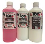 Vinyl Repair paint Dye Kit with Sealer, Prep Fluid, Recolours Faded leather