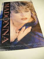 MADONNA Congrats On Your First Tour 1985 SUPERSIZE Promo Display Ad read cond
