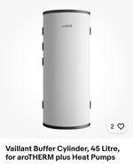 Vaillant Arerotherm buffer Vessel 