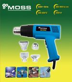 HOT AIR HEAT GUN 2000W WALL PAPER PAINT STRIPPER +TOOLS