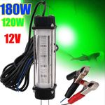 120/180W High-power Underwater Fishing Light 12V  Submersible Fishing Finder 