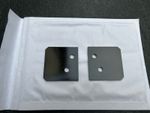 Transit Custom Rear Door Catch mount Strap reinforcement plates pair