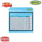 RING® 12V Bulb Display Stand Kit Rack H1 H3 H4 H7 55W - 175 Single Bulbs BU175