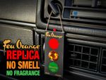 Feu Orange REPLICA Car Air Freshener: '70s, '80s, Retro, Ford, VW - NO FRAGRANCE