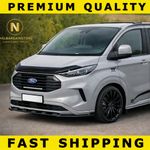 🇬🇧 Ford Transit Custom 2023+ Bonnet Guard Stone Deflector Protector Bra Black