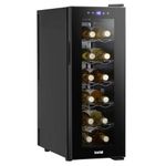 Wine Cooler Drinks Fridge, 12 Bottle, Touch Controls, Black, Baridi DH73 B