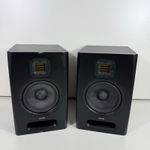 Adam Audio F5 Active Studio Monitor Pair Black Mixing Speakers Tested Working ++