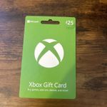 Xbox £25 Gift Card Voucher Unused