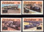 Zimbabwe 1985 Railway Steam Locomotives, Set of 4, UNM / MNH