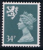 GB SG S78 MNH MINT Scotland 34p Deep Bluish Grey PP Regional Machin Definitive
