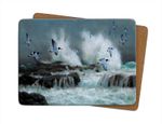 Oyster Catchers Table Mat | Julian Friers, Wildlife, Placemat, Cork-backed