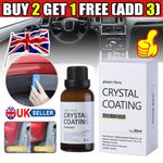 Plastic Parts Crystal Coating Easy to Use Car Refresher Gloss Protection 30ml