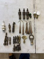 Great Lot  Vintage Brass  Lamp Finials