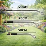 Aluminium Watering Wand Lance 50cm 75cm 90cm Hozelock Compatible Hose Connector