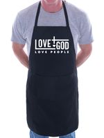 Love God Baking Apron Church Christian Birthday Gift Cooking BBQ 
