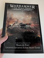 🟢SHIPS NOW🟢 Horus Heresy Journal Tactica Mailed Fist Super Heavy Tanks