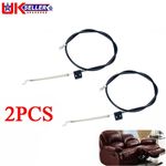 2 PCS Recliner Chair Sofa Handle Cable Couch Release Lever Replacement Cable UK