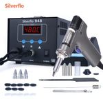 90W Desoldering Station Soldering Iron Kit Solder Sucker Vacuum Gun Tool Set