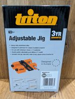 Triton TWAJ Adjustable Double Pocket Hole Jig Kit 463419 Woodworking Joinery NEW
