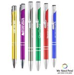 50 x Personalised Laser Engraved Metal Promotional Pens Top Quality Pen !!