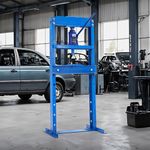 Blue 20Ton Heavy Duty Hydraulic Bench Press Workshop Garage Press Floor Standing